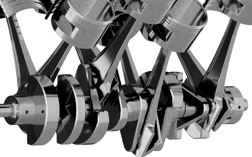 Animated V8 Crankshaft 3D Model by Abdelrahman_Elmasry 3DOcean